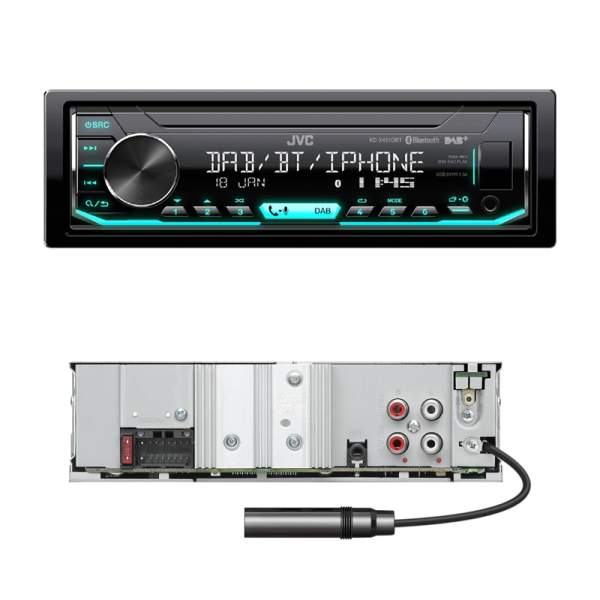 JVC KD-X451DBT KD-X472DBT Autoradio 12V - Digital-Media-Receiver mit DAB+ Bluetooth USB / Spotify