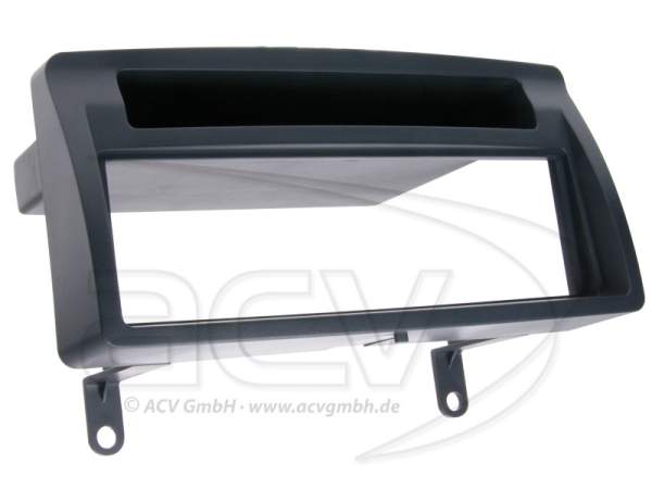 ACV 291300-02 1-DIN ISO Radioblende mit Ablagefach Toyota Corolla Rubber Touch (schwarz)