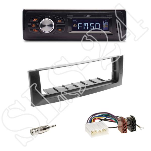 Radioeinbauset Mitsubishi Colt + Caliber RMD022 - USB/Micro-SD/FM Tuner/AUX-IN