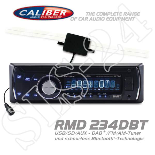 Caliber RMD234DBT Radio USB SD AUX DAB+ FM AM-Tuner Bluetooth Autoradio B-Ware leichte Gebrauchsspur
