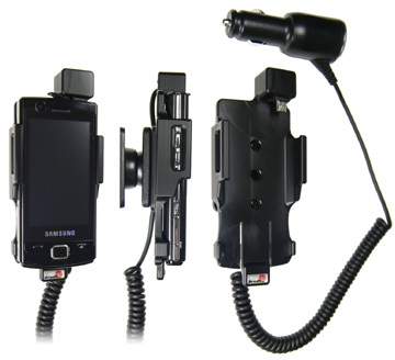 Brodit 512131 Mobile Phone Halter - Samsung Omnia Lite GT-B7300 - aktiv- Halterung mit KFZ-Ladekabel