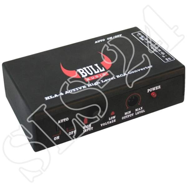 Bull-Audio HLA-4-S2 High-Low-Level Adapter 4-Kanal Pegelanpassung 630510