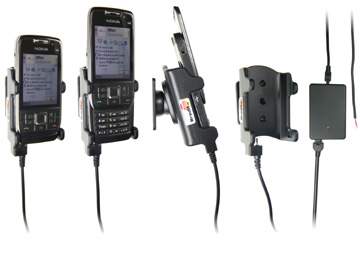 Brodit 971250 Mobile Phone Halter - Nokia E66 Handy Halterung - aktiv - Molex-Adapter