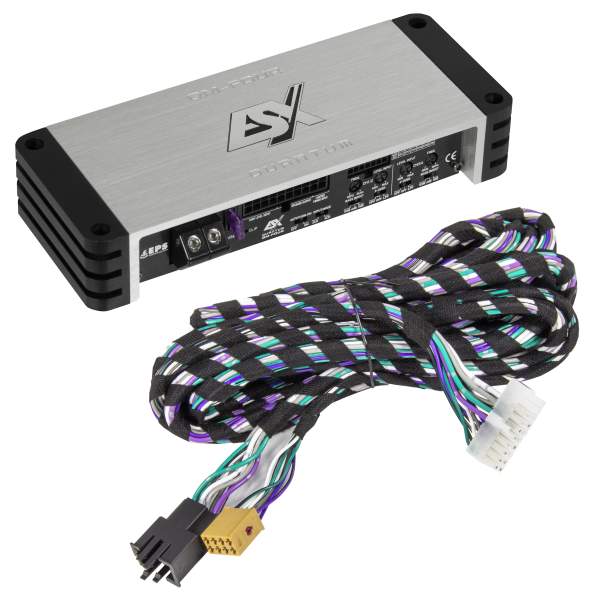 ESX 4-Kanal Class D Plug+Play Mini Digital Verstärker QM-FOUR-PP