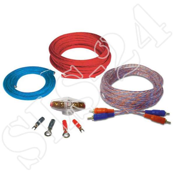 Dietz 20120 Endstufen-Anschluß-Set Kabelsatz auf Basis 20 mm² Car Hifi Lausprecheranschlussset