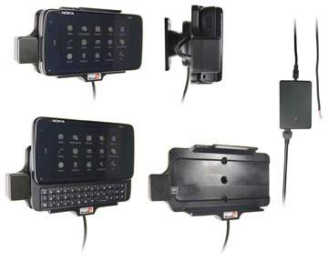 Brodit 513099 Mobile Phone Halter - Nokia N900 Handy Halterung - aktiv - mit Molex-Adapter