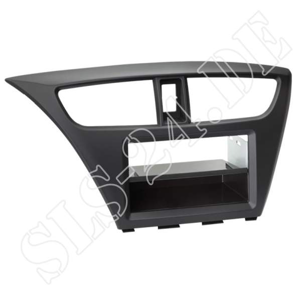 1-DIN Radioblende mit Ablagefach für Honda Civic ab 02/2012 Blende Komplettset schwarz
