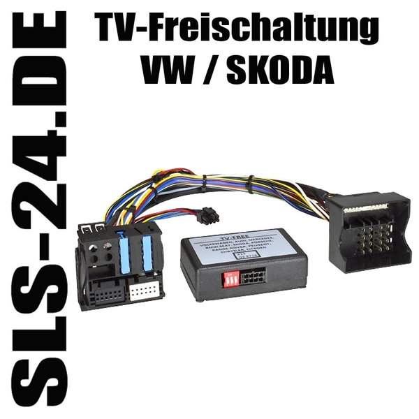 75344VW1 TV Freischaltinterface für Rückfahrkamera VW SKODA MFD3 RNS510 TV-FREE