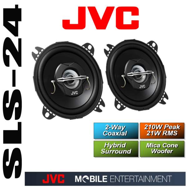 JVC 2-Wege Koaxial Lautsprecher CS-J420X 210 Watt 10 cm Hybrid Surround