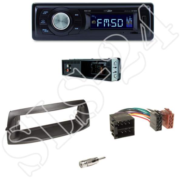 Radioeinbauset FIAT Punto ab 09/1999 mit Caliber RMD021 USB / Micro-SD / FM Tuner / AUX-IN