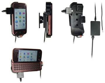 Brodit 513072 Mobile Phone Halter - Nokia N97 Mini Handy Halterung - aktiv - mit Molex-Adapter