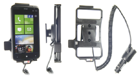 Brodit 512296 Mobile Phone Halter - HTC Titan X310e - aktiv - Halterung mit KFZ-Ladekabel