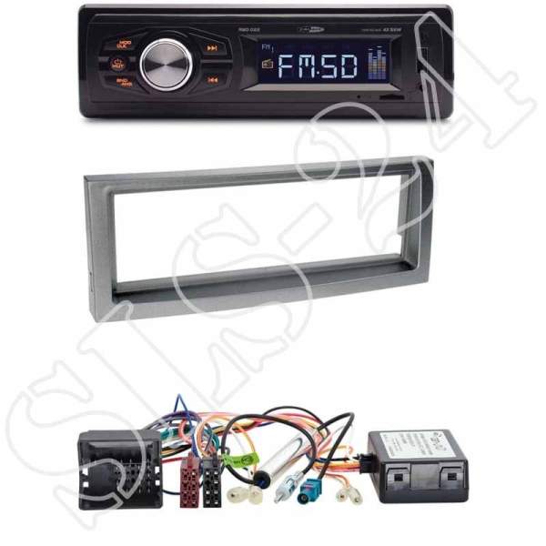 Radioeinbauset 1-DIN + CAN-Bus Citroën Peugeot + Caliber RMD022 USB / Micro-SD/FM Tuner/AUX-IN