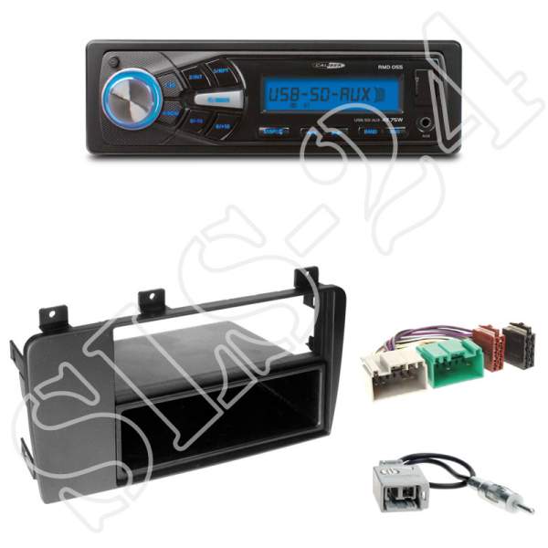 Radioeinbauset 1-DIN mit Fach Volvo V70/S60/XC 70 + Caliber RMD050DAB-BT USB/SD/FM Tuner/AUX-IN/MP3
