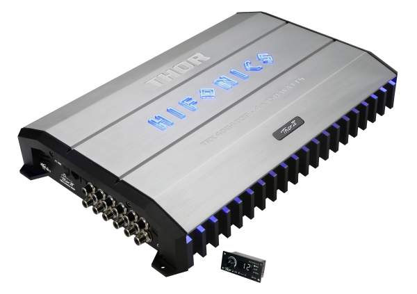 Hifonics TRX4004DSP Class A/B Analog 4-Kanal Verstärker mit 8-Kanal DSP Prozessor