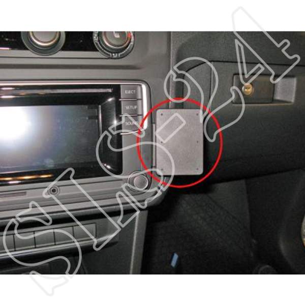 BRODIT 855134 ProClip - für VW Volkswagen Caddy ab Baujahr 2016 - Konsole Handy Navi GPS