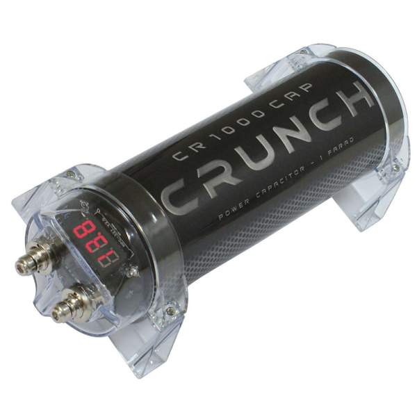 CRUNCH CR1000CAP Kondensator 1 F mit Spannungsanzeige