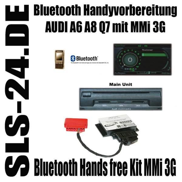 Kufatec 36717 Handyvorbereitung Bluetooth AUDI MMI High 3G:Audi A6 (4F) A8 (4E) Q7 4L Nur Bluetooth