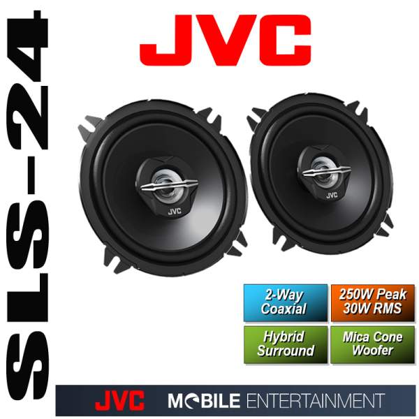 JVC 2-Wege Koaxial Lautsprecher CS-J520X 250 Watt 13 cm Hybrid Surround