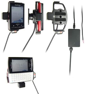 Brodit 513171 Mobile Phone Halter - Sony Ericsson Xperia X10 mini Pro - aktiv - mit Molex-Adapter